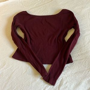 maroon mayson top :: Brandy Melville